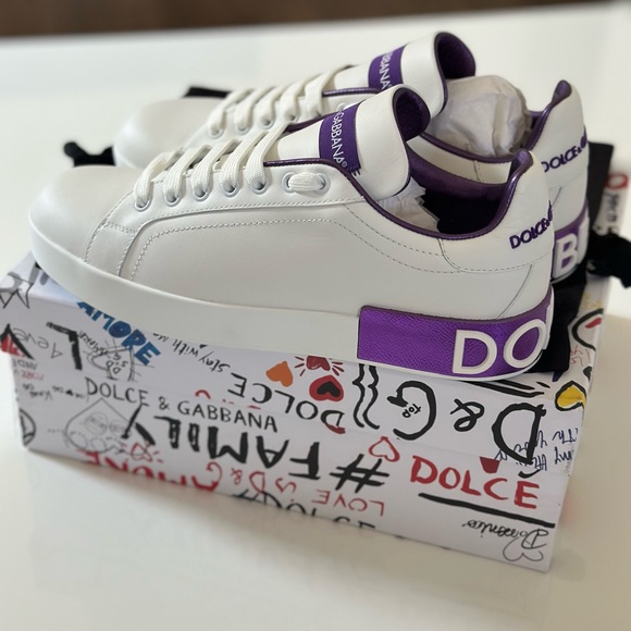 Dolce&Gabbana Portofino sneakers size 10 (IT 40) viola - Picture 6 of 13
